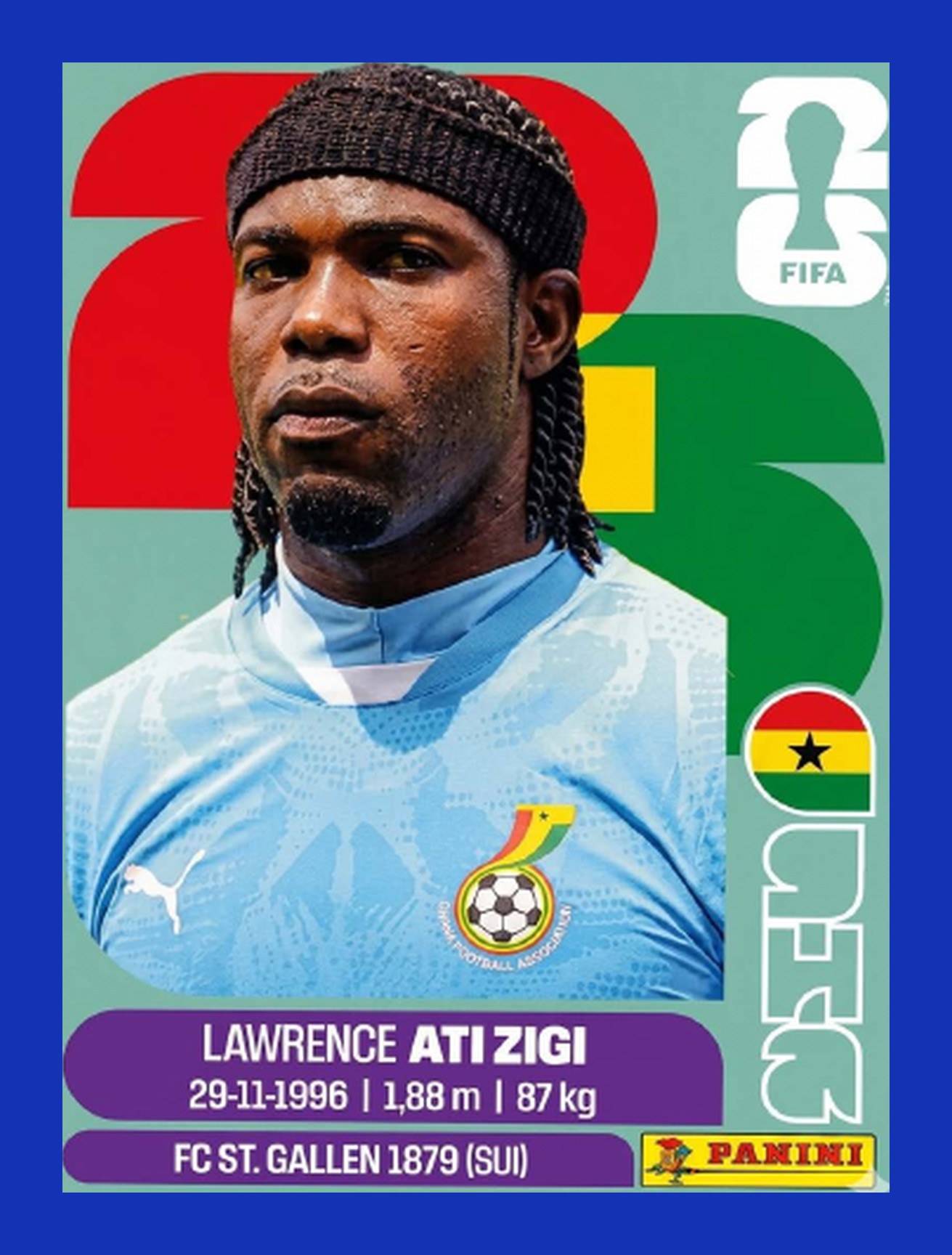 2026 Panini FIFA World Cup BLUE Border Parallel YOU PICK 27 Teams