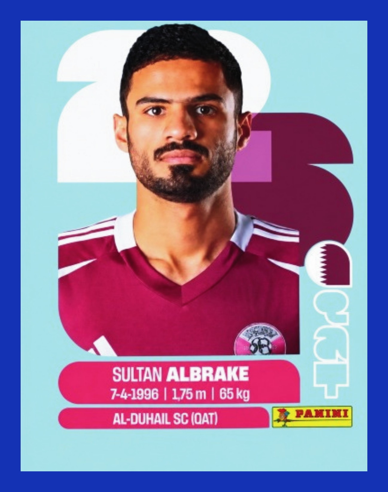 2026 Panini FIFA World Cup Sticker QATAR BLUE Parallel YOU PICK